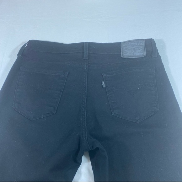 Levi’s Strauss 711 Skinny Jeans Black High Rise 31” Waist Woman’s skinny jeans - Picture 5 of 8